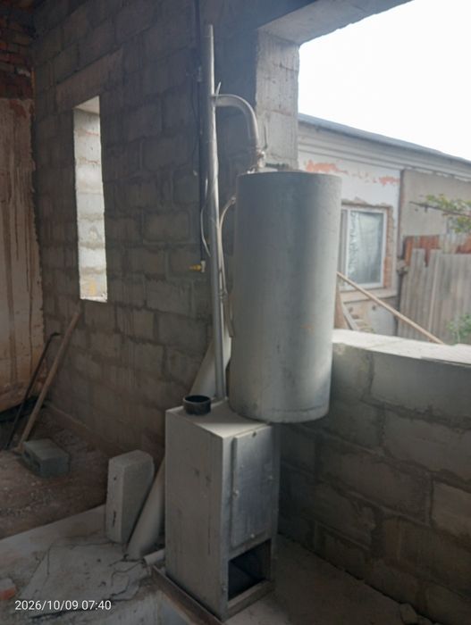 Газовая печь с бойлером