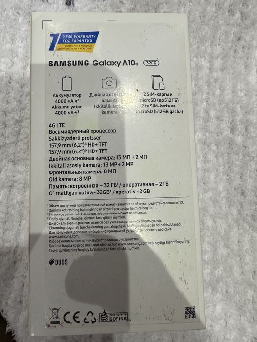 Samsung Galaxy A10s sotiladi