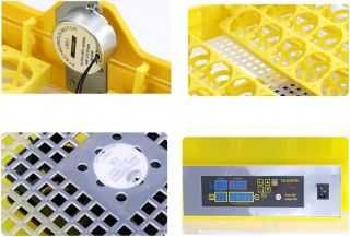 Автоматичен инкубатор за 48 яйца 80W YZ8-48 за различни домашни птици