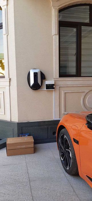 Установка зарядки чарджер на электромобиль