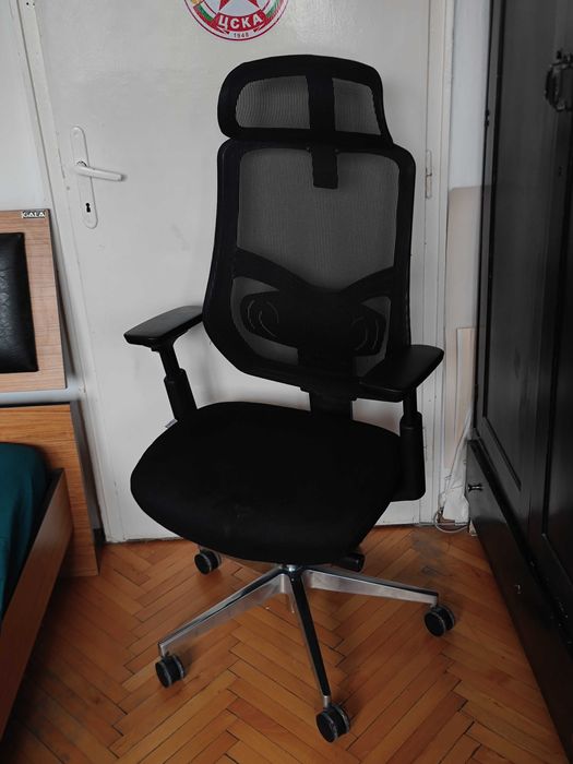 Ергономичен офис стол ChairPro 1000 HL - черен / Употребяван Стол