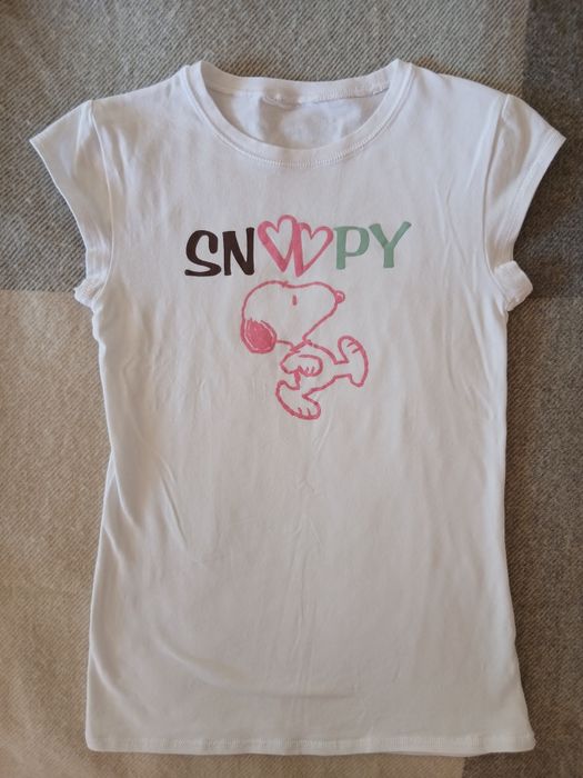 Y2k coquette Snoopy тениска