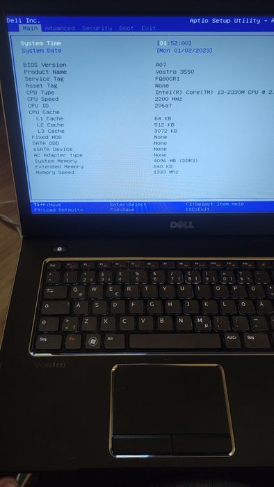 Placa de baza Dell Vostro 3550 - perfect functionala