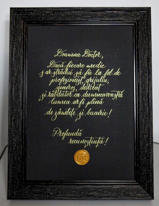 Tablou Caligrafie