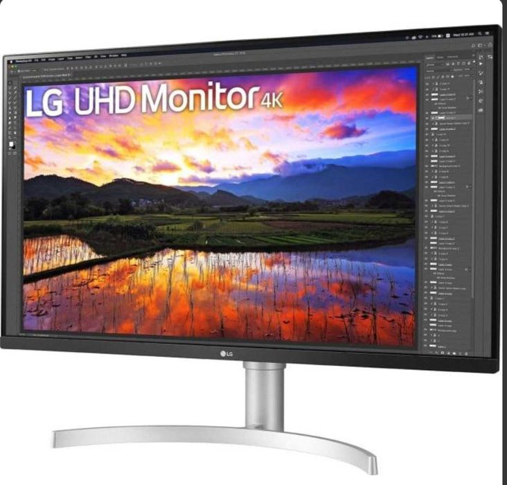 Монитор 4К LG 32UN650-W + кронштейн