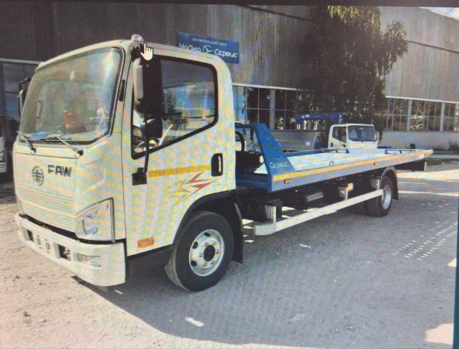 Эвакуатор с выдвижной платформой FAW Tiger V