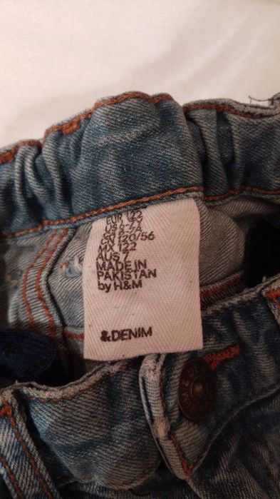 Фирменные НМ джинсы на 6-7 лет