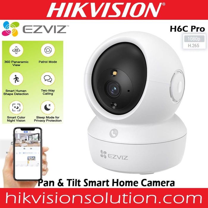 Ezviz CS-H6C Pro (1080P) Wi/fi kamera. Для дома