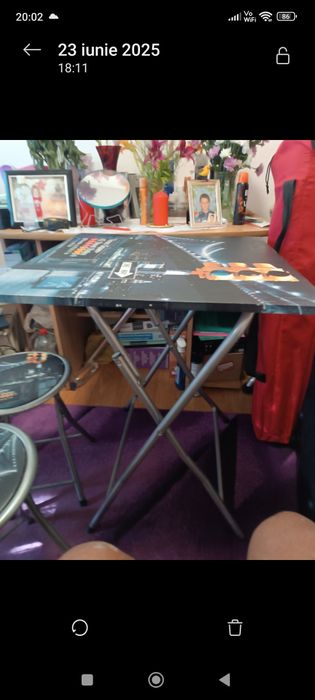 Masă cu scaune, umbrela soare scaun pliant, valiză voiaj