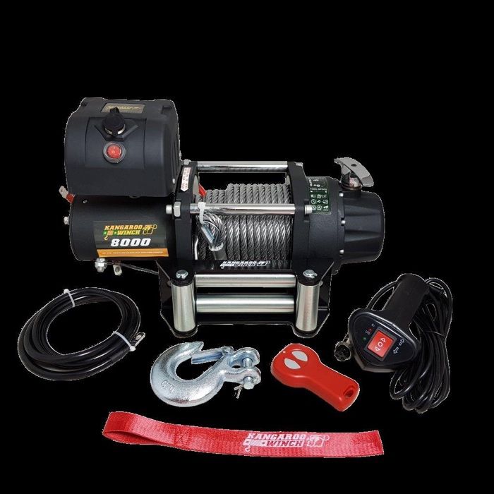 Troliu K 8000 E compact 12V KangarooWinch/PowerWinch-Off Road