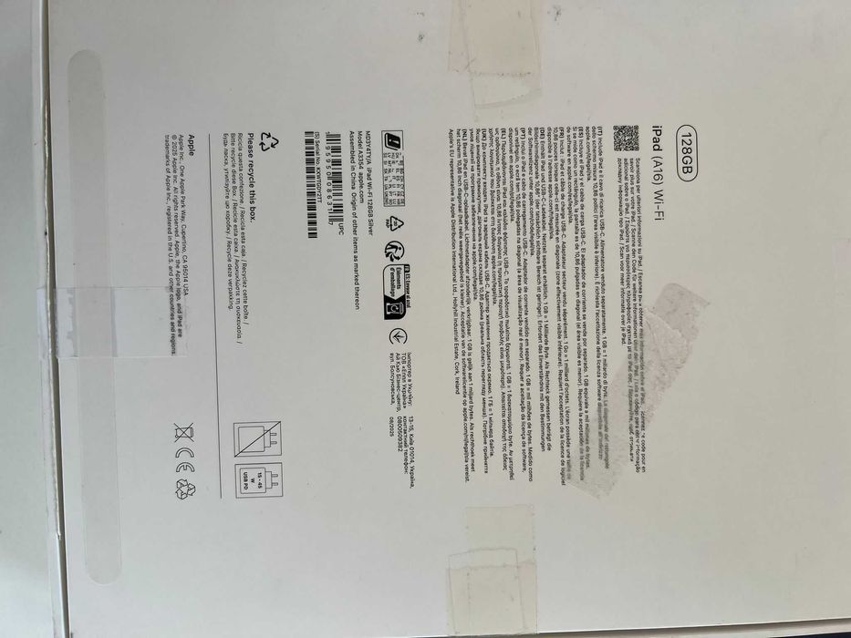 Apple Ipad A16, 11" 128 Gb pentru piese