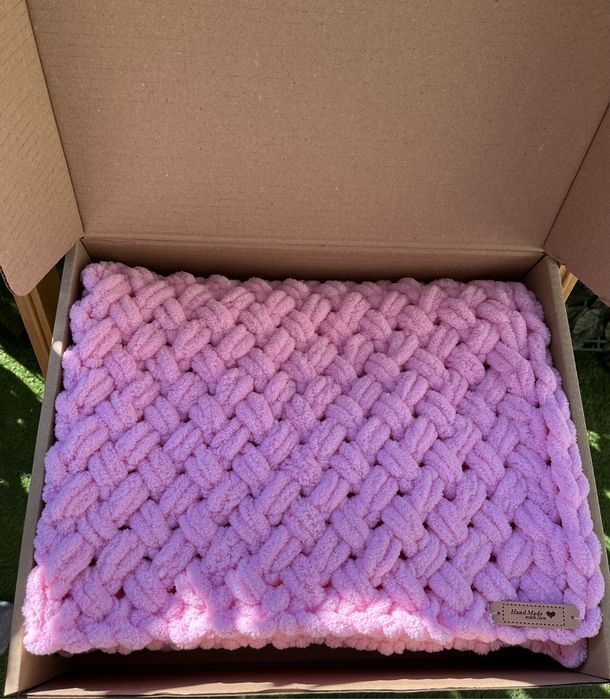 Бебешко одеяло от прежда Ализе Пуфи