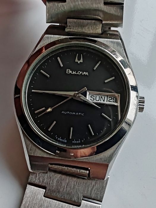 Ceas Bulova Day-Date Automatic 35,5 mm-Funcționează excelent!