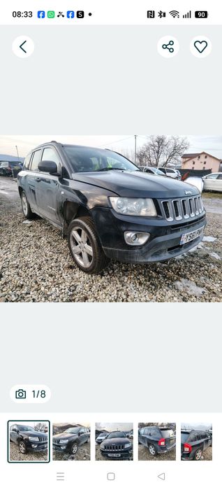 Piese cutie viteze alternator grup fata spate amortizoare volan haion ușa aripa bara haion navigație jante faruri oglinda jeep compas 2.2