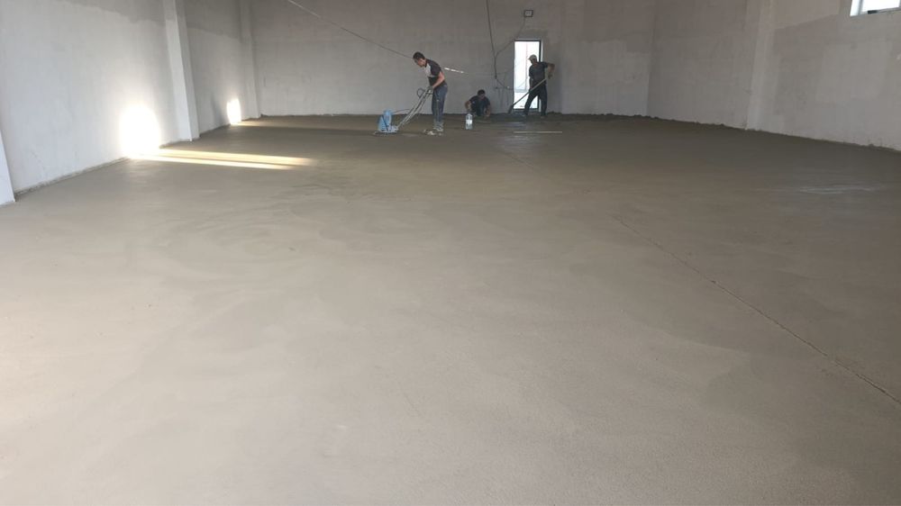 Стяжка полусухая!