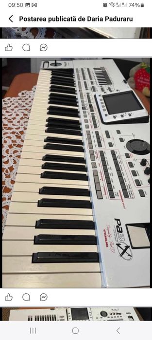 KORG PA3x varianta scurtă
