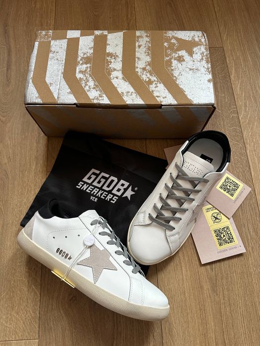 Adidasi Golden Goose Superstar Alb Negru, 42 noi