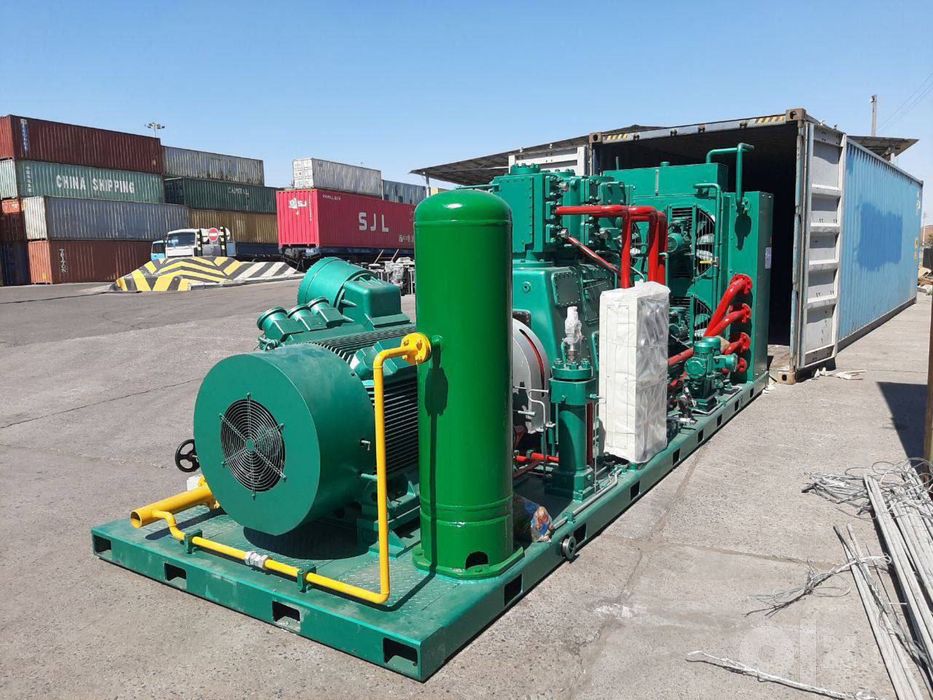Газовый компрессор 1200 м³/ч | Дожимной | Метан CNG | Sichuan