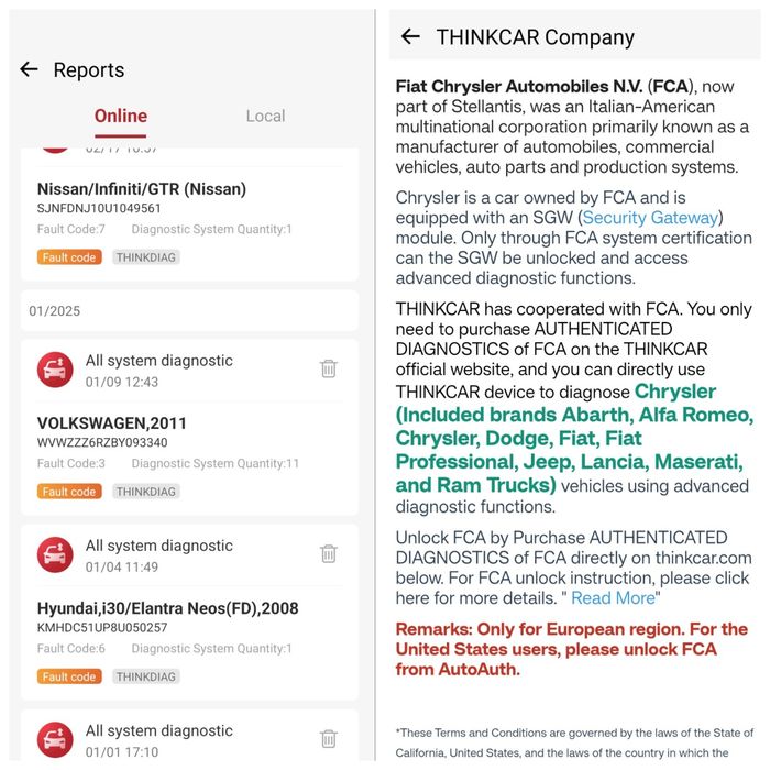 Tester Launch ThinkDiag 2026 ORIGINAL FULL  Activ –Diagnoza  pe Android/iOS