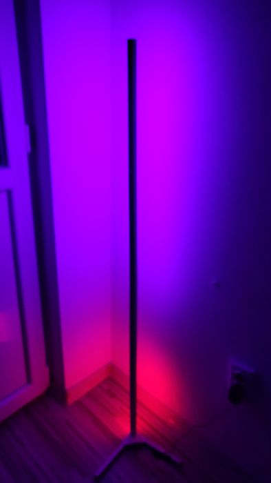Lampa de podea LED Smart RGBIC 140cm alba