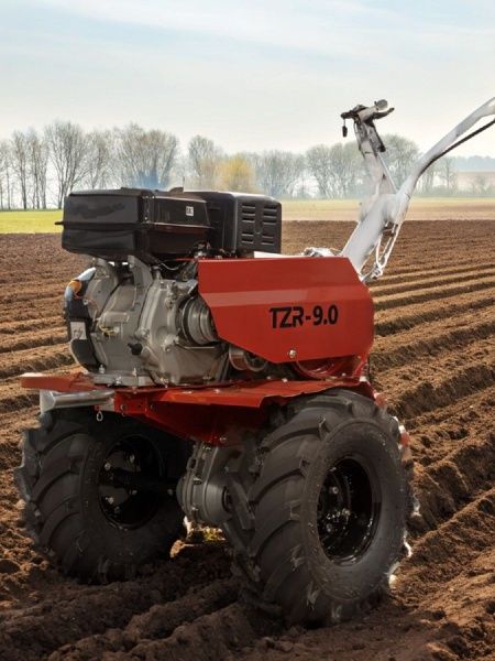 Жер аударамыз мотоблокпен