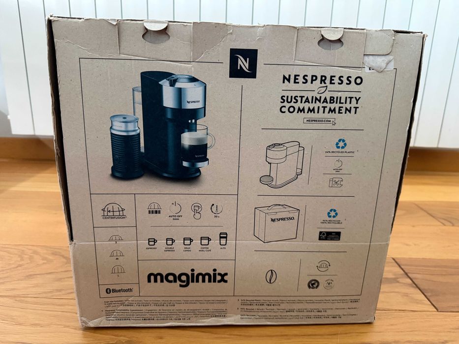 Кафемашина Nespresso Vertuo Next + Aeroccino 3
