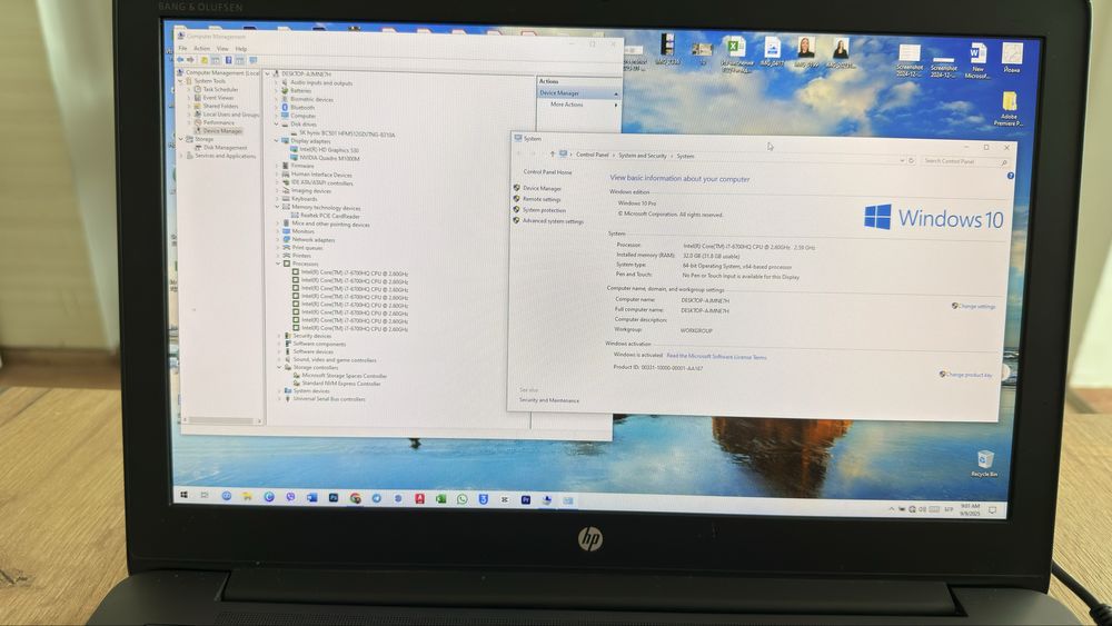 Hp Zbook 15 G3 / I7 / 32GBRAM /