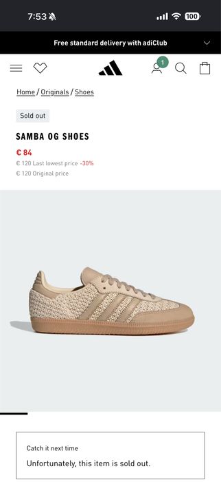 Adidas Samba OG/marime: 38