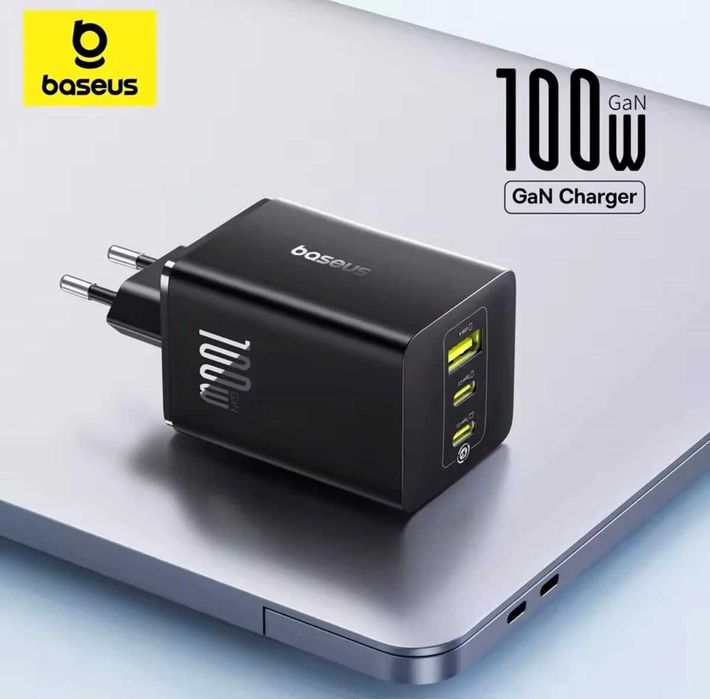 Baseus EnerFill FE11 100W GaN 2C+U Оригинальная быстрая зарядка