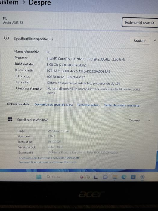 Laptop ACER i3 stare buna