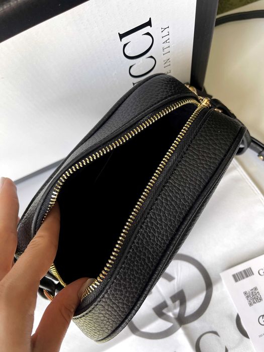 Poseta/Geanta Gucci Black Leather 21x15x6