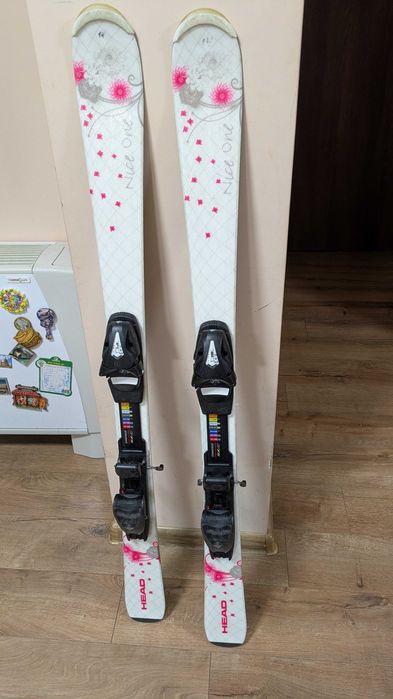 Детски ски HEAD 117 см + апарати + обувки 23/24.5 (номер 34/35)