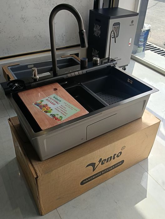 VENTO Smart SS moyka, Смарт раковина. 75*45