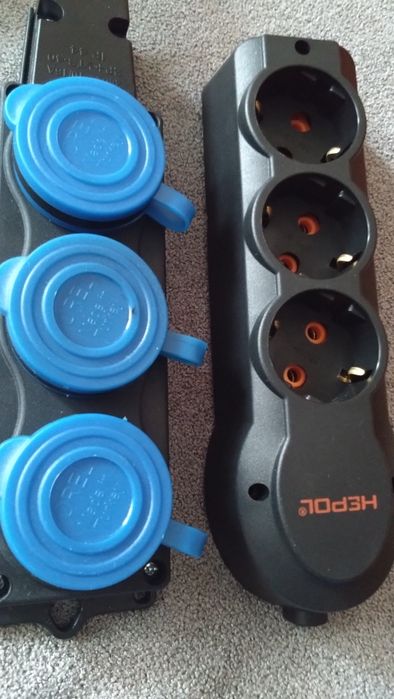 Priza mobila multipla fara fir cu 3 prize