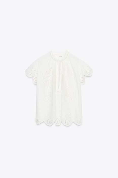 Costum cu brodarie Zara limited edition