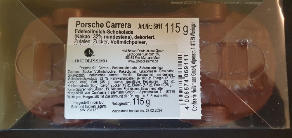 Порше шоколадово