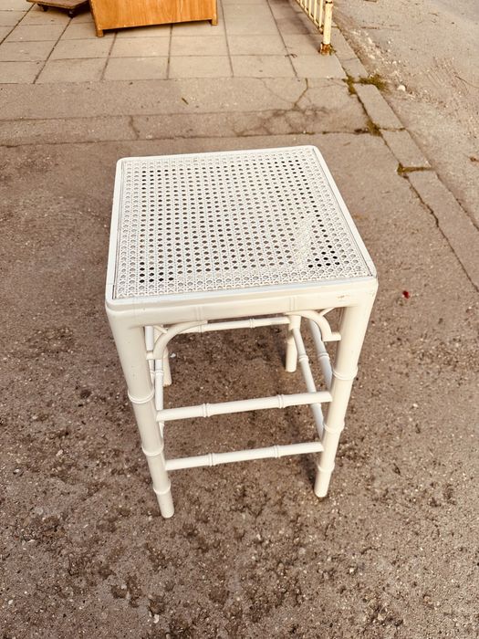 Винтидж френски бар стол – Faux Bamboo стил, 60-те години