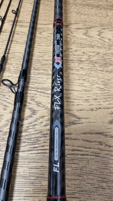 SET 2 Lansete Feeder FL FLX River 3.90m/100-250gr/3seg