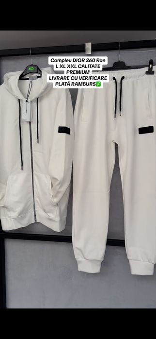 Compleu Dior Alb Barbati Calitate Premium