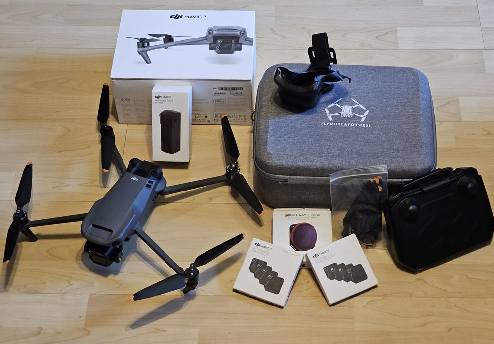 DJI Mavic 3 + DJI RC Pro | 4 цикъла | Фул комплект + Филтри