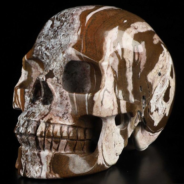 Кристален череп от яспис