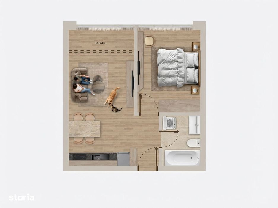 Imobil 2 camere ideal pentru locuit sau investiție, finisat, calitate