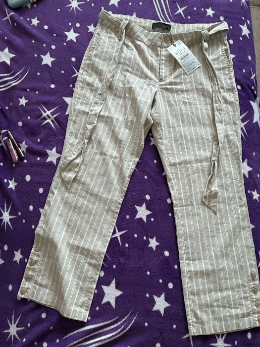 Pantaloni in + bumbac ZARA
