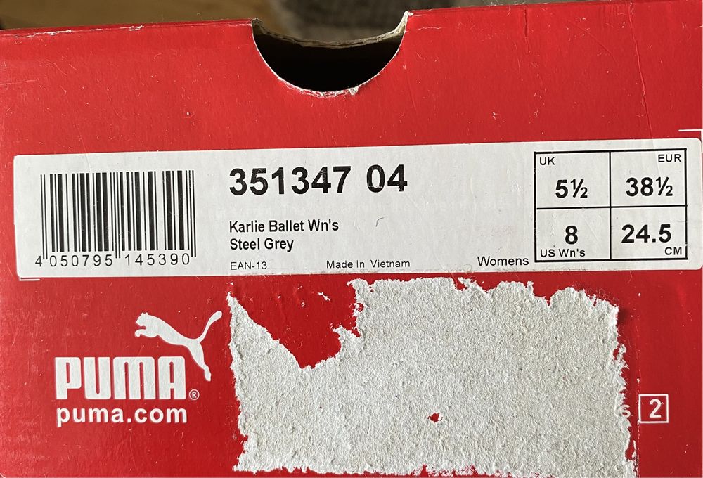 Балетки кожаные Puma