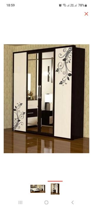 Распашной шкаф Беллона 4Д