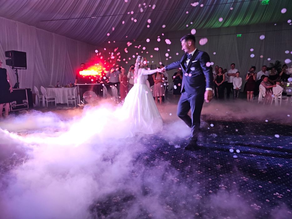 Fum greu si baloane de sapun cu fum