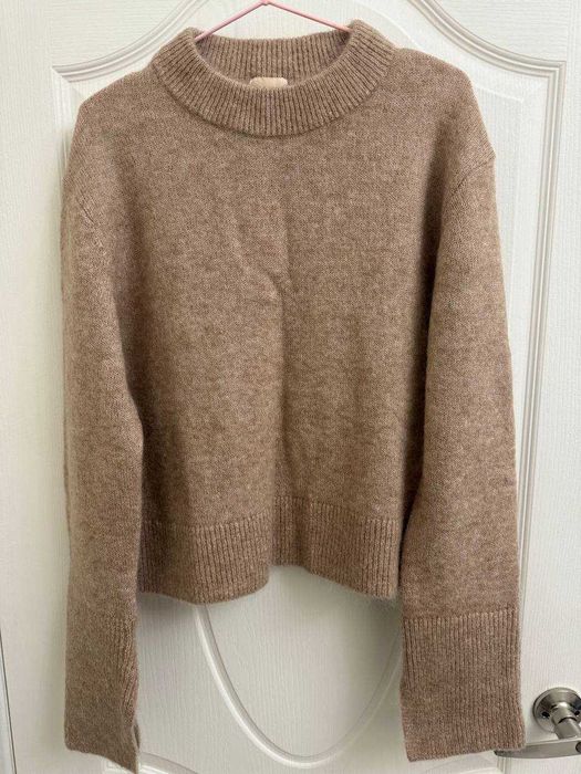 Новый Свитер тонкой вязки из мохера и шерсти H&M, размер L (48/54)