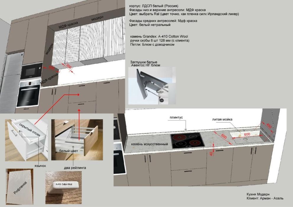 Услуга Дизайнер корпусной мебели