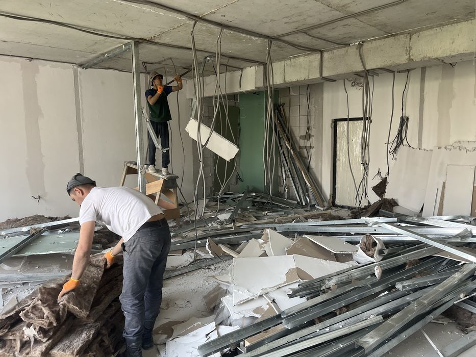 Демонтаж квартир домов