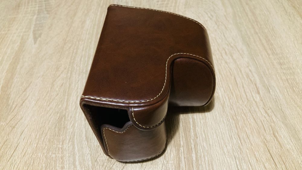 Оригинален кожен калъф за фотоапарат Sony A6000 и други